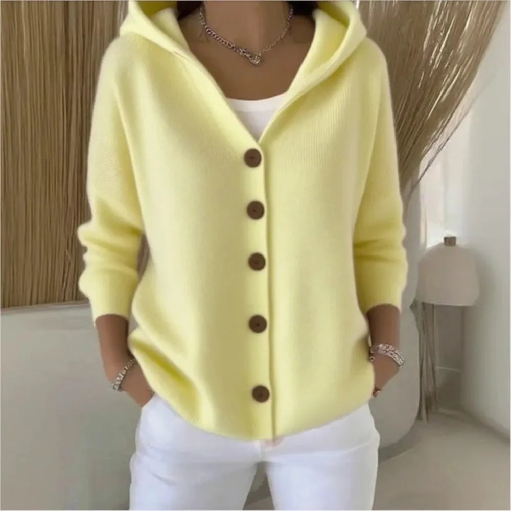 Cordelia Hooded Knit Cardigan