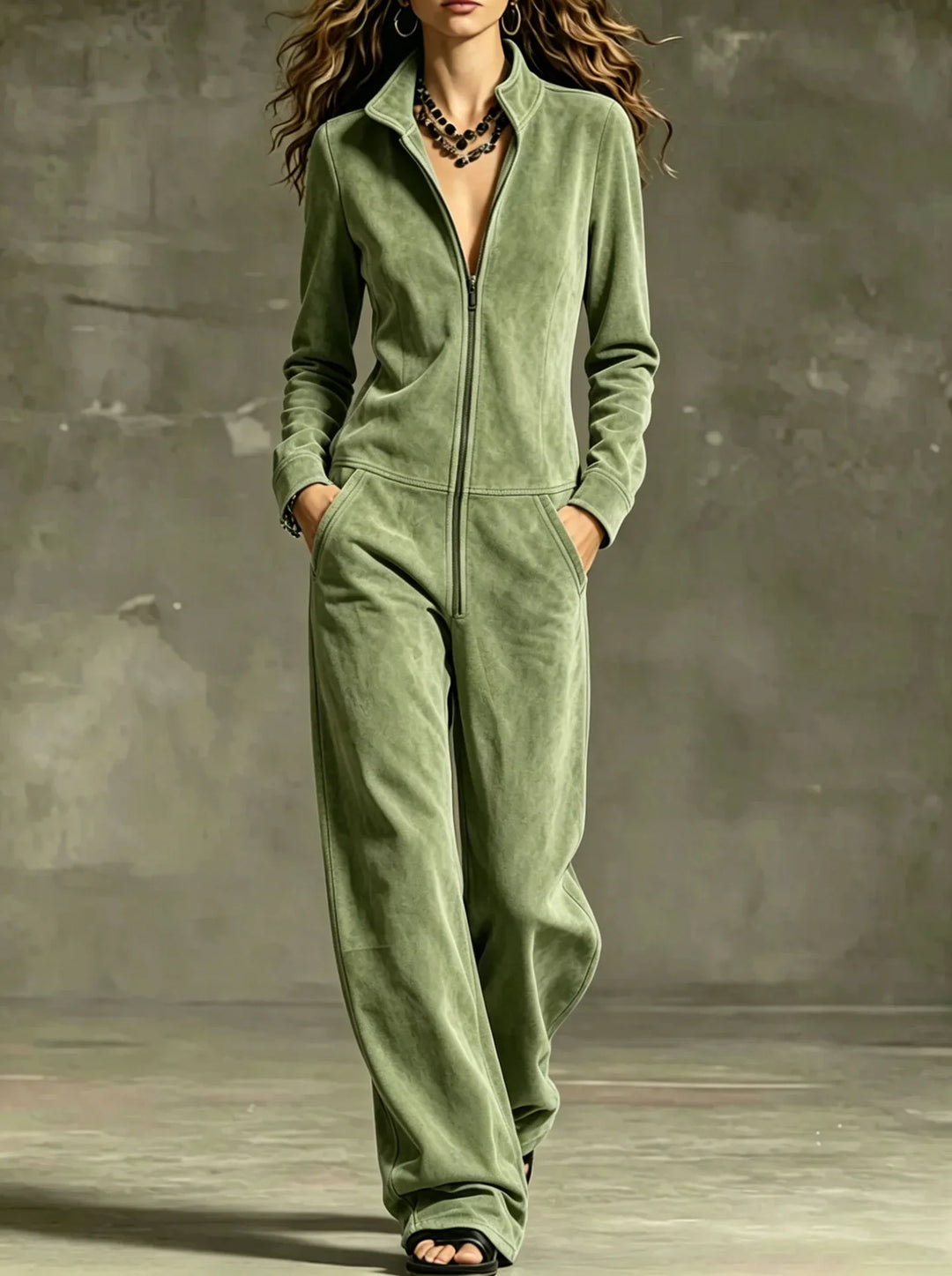 Harlan Front Zip Jumpsuit