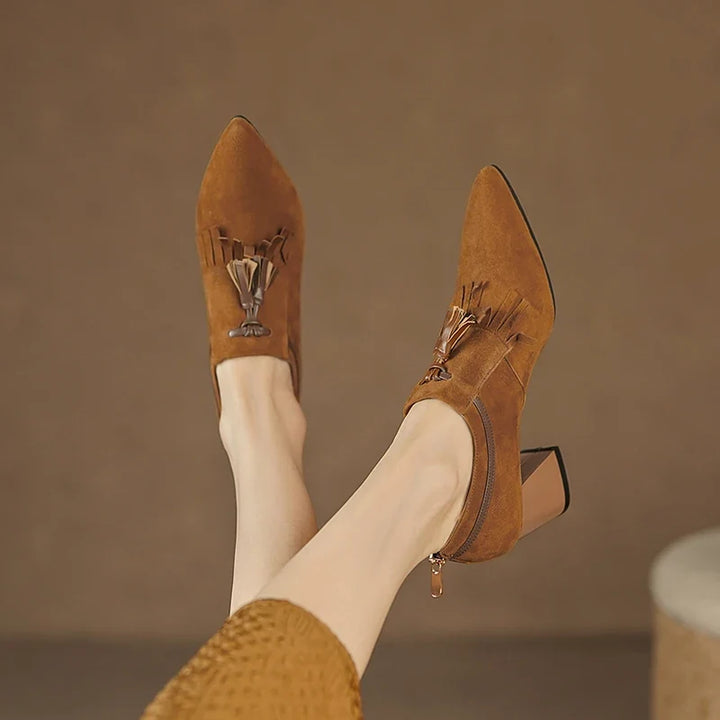 Emmeline Fringe Tassel Pumps