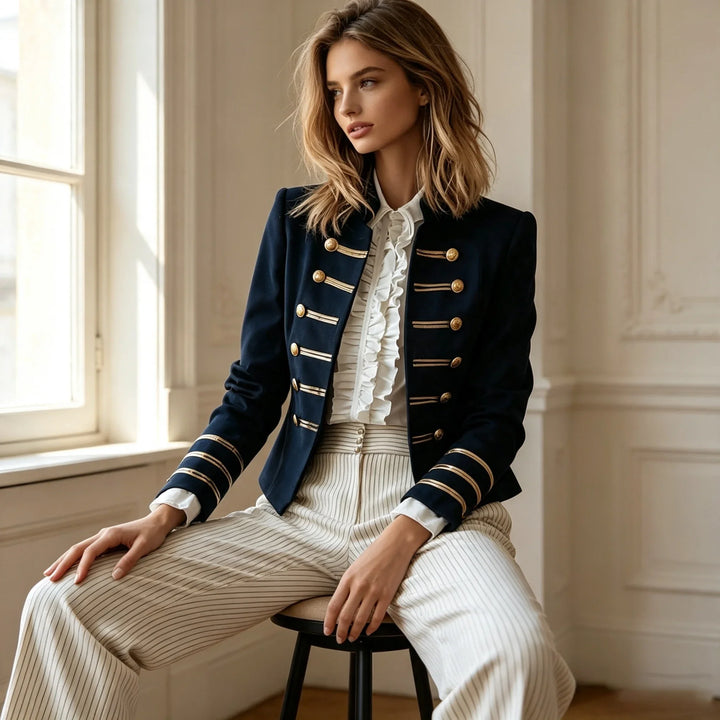 Fiora Tailored Military Jacket.