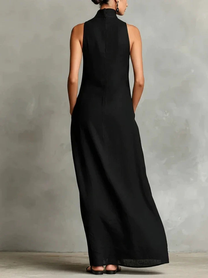 Davina Sophisticated Pocket Maxi Dress