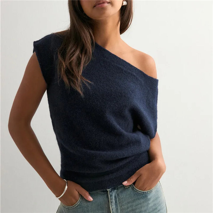 Verona Off Shoulder Knit Sweater