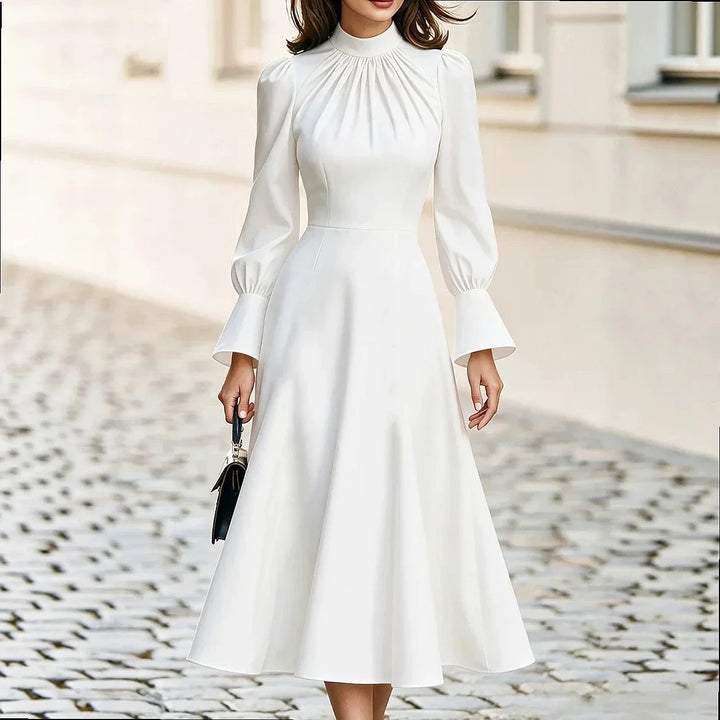 Ophelia Flared Cuff Midi Dress