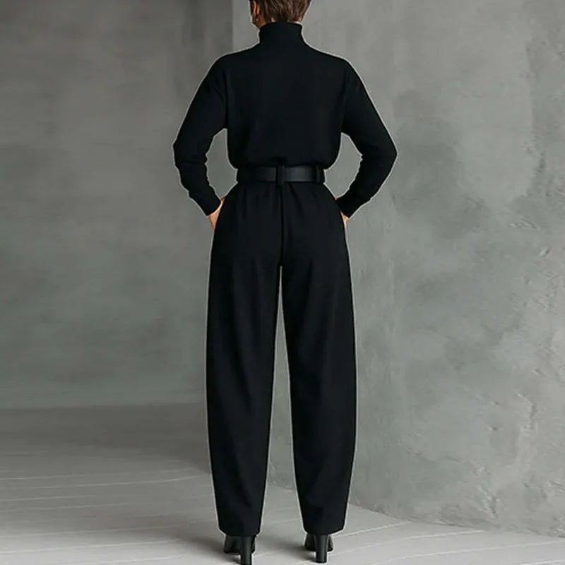 Lennox Elegant Turtleneck Pant Set