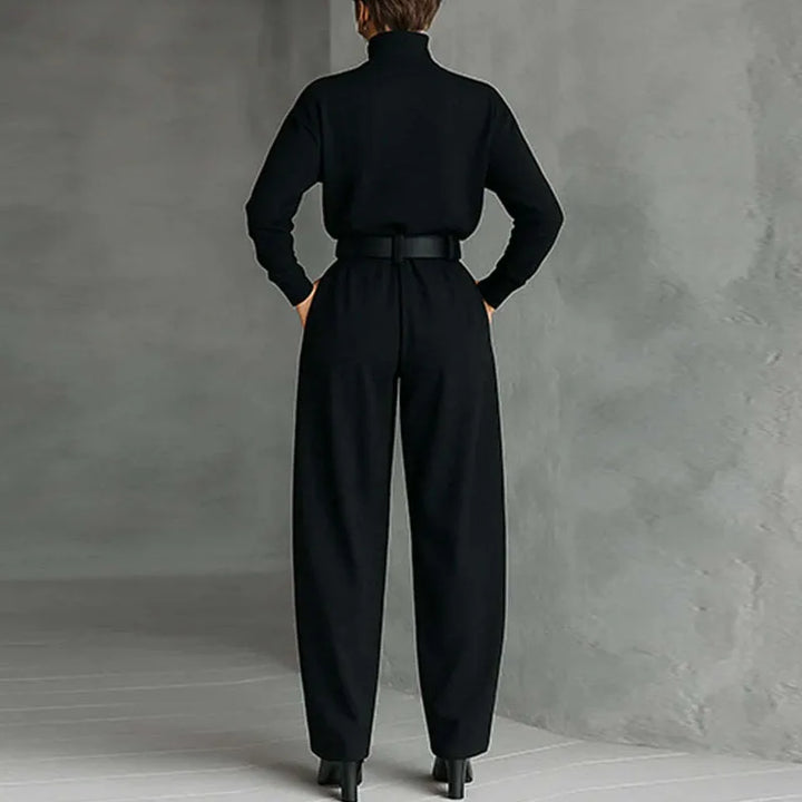 Lennox Elegant Turtleneck Pant Set