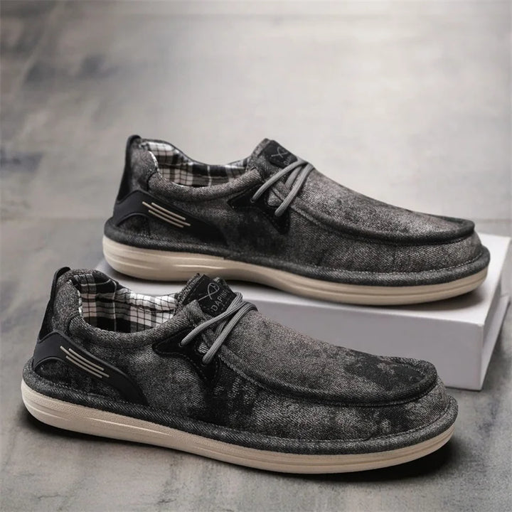 Lusso Washed Canvas Loafers