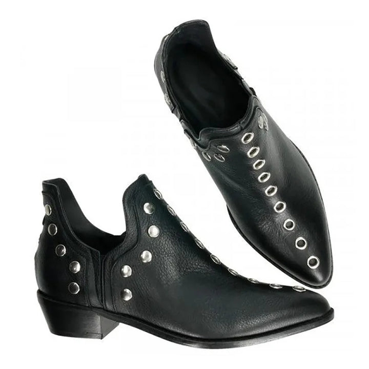 Halcyon Stud Pointed Ankle Boot