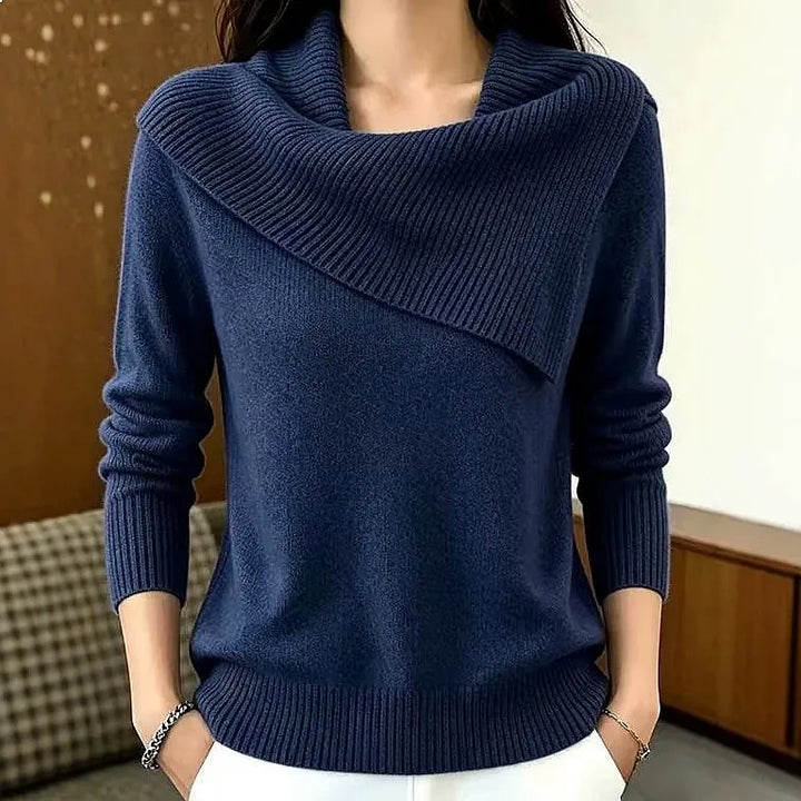 Josephine Foldover Collar Sweater