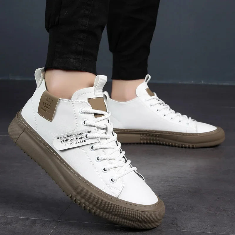 Casbian Leather Sneakers