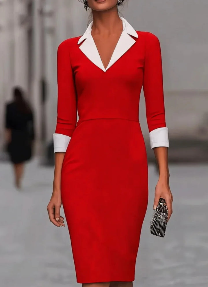 Valeria Flattering Fit Midi Dress