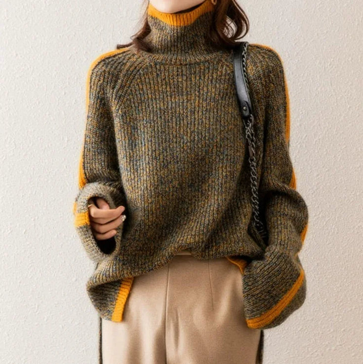 Claire Contrast Trim Sweater