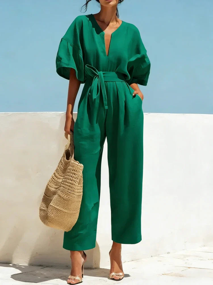 Joanna Summer Linen Jumpsuit