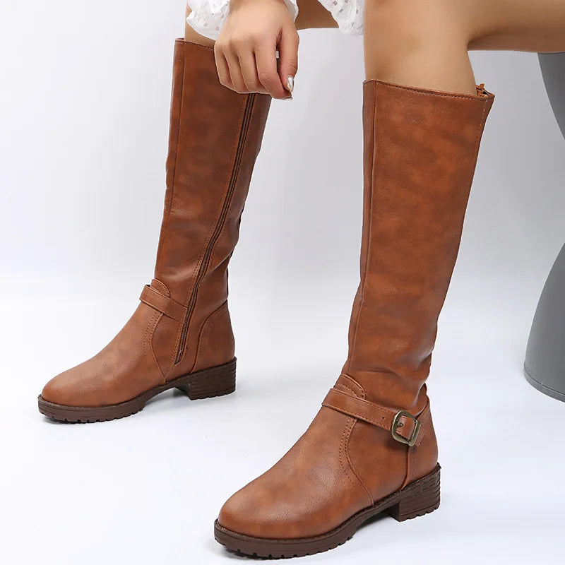 Rosaline Side Zip Riding Boots