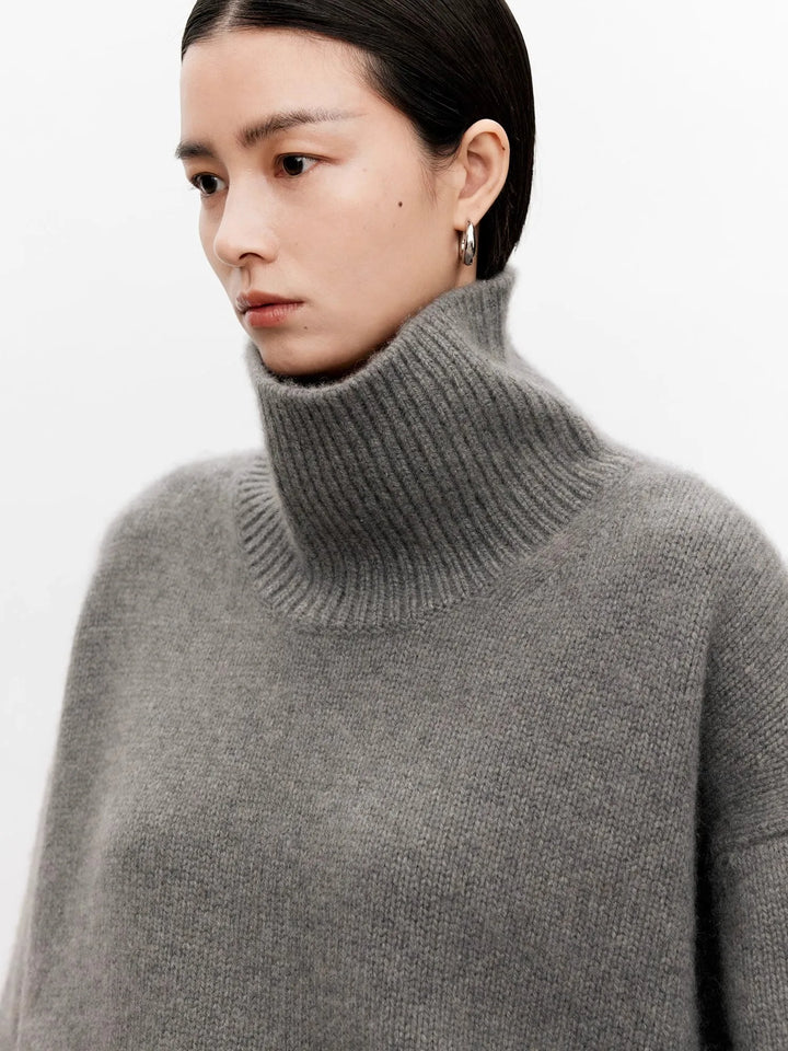Marisla Turtleneck Cashmere Pullover