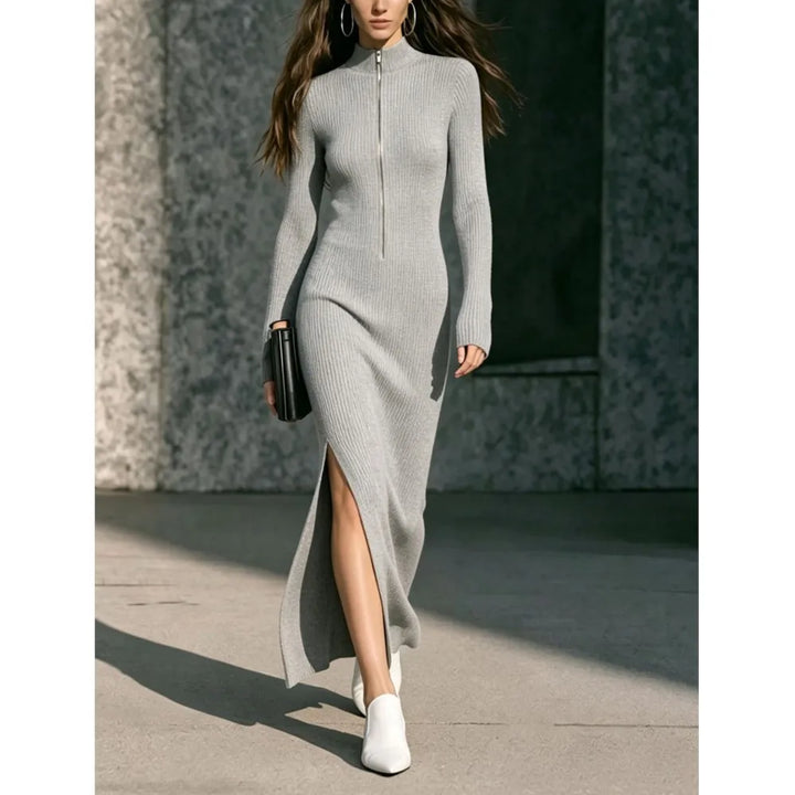 Suzane Ribbed Long Dress
