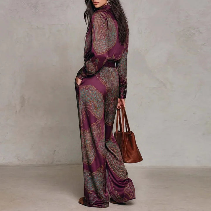 Rosalie Paisley Print Two Piece Set
