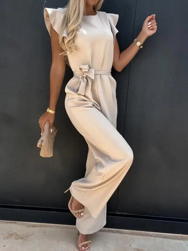 Tatiana Elegant Wide Leg Jumpsuit