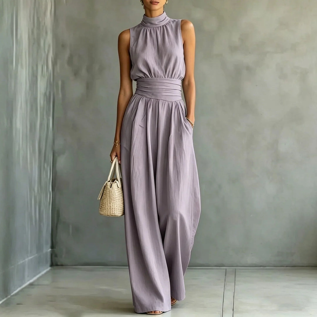 Kayla Sleeveless Wide Leg Jumpsuit