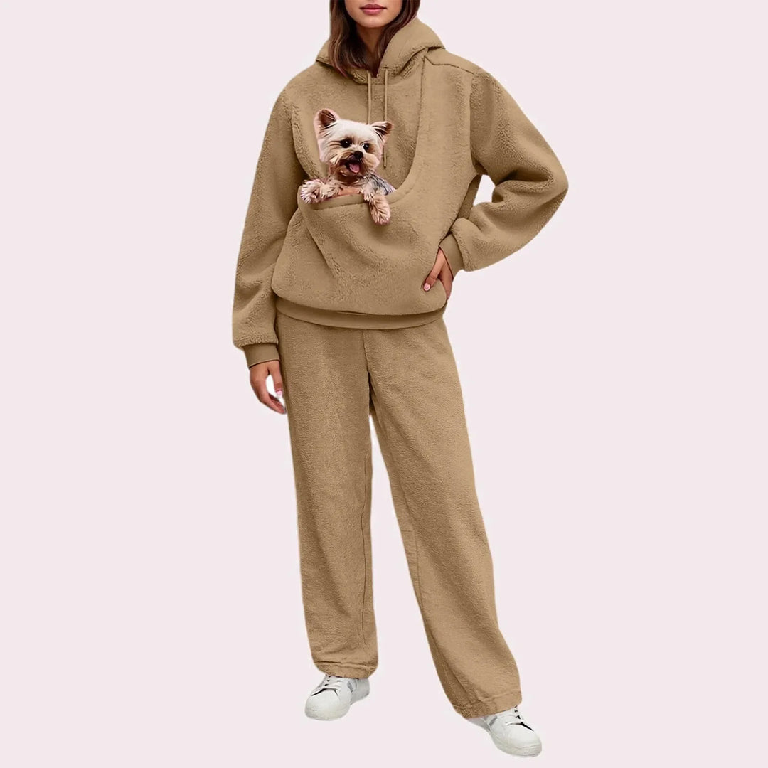 Ophira Pet Pocket Hoodie Set