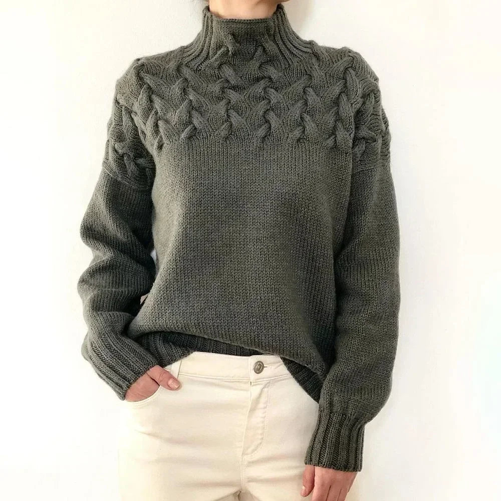 Wren Cable Knit Turtleneck