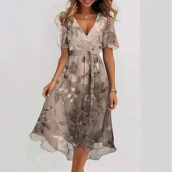 Araceli Flowy Floral Midi Dress
