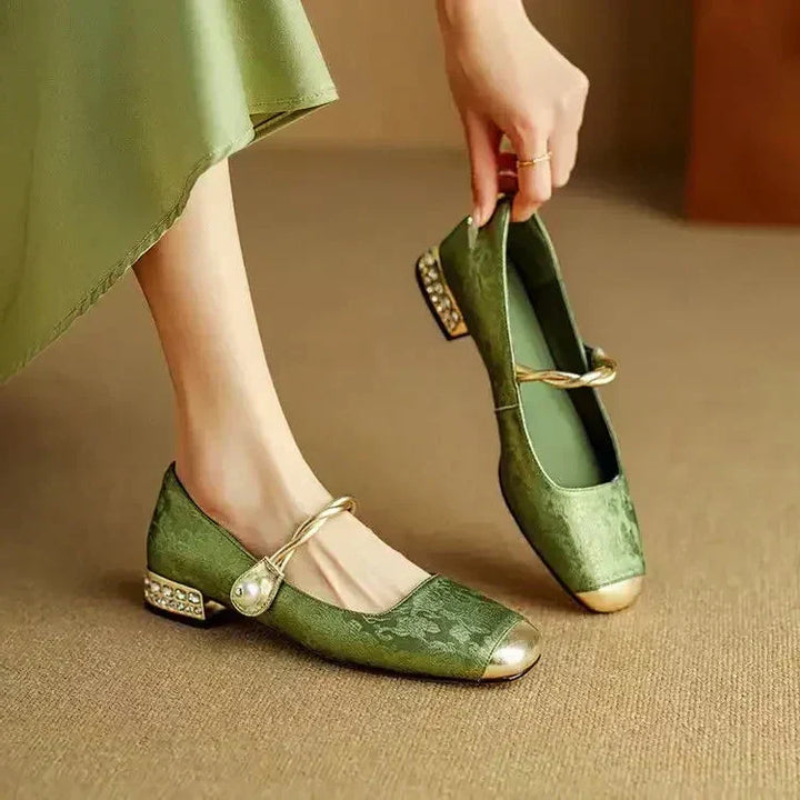 Raphaela Braided Strap Mary Janes