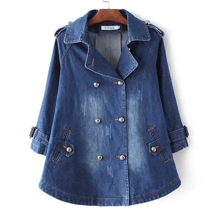 Marlena Denim Cape Jacket