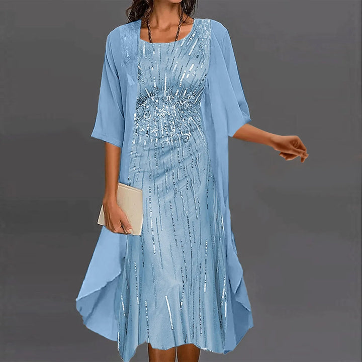 Eleanora Sequin Wedding Guest Dress