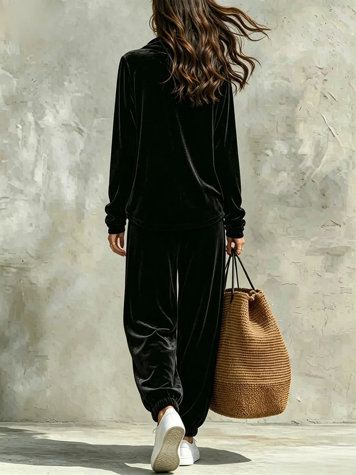 Marissa Cowl Neck Pant Set
