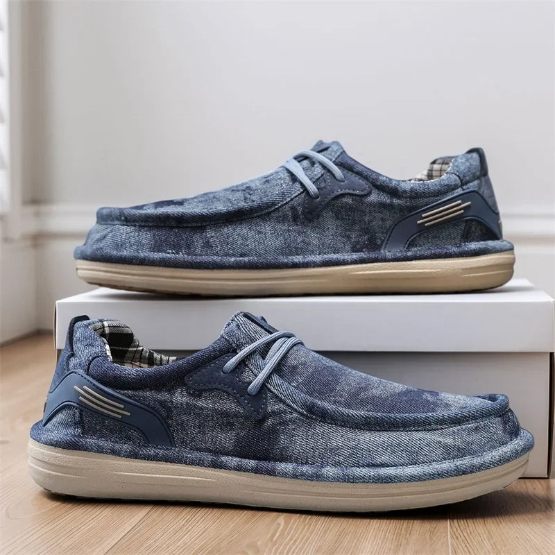 Lusso Washed Canvas Loafers