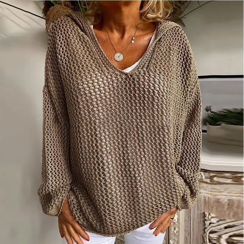 Livia Lightweight V Neck Sweater