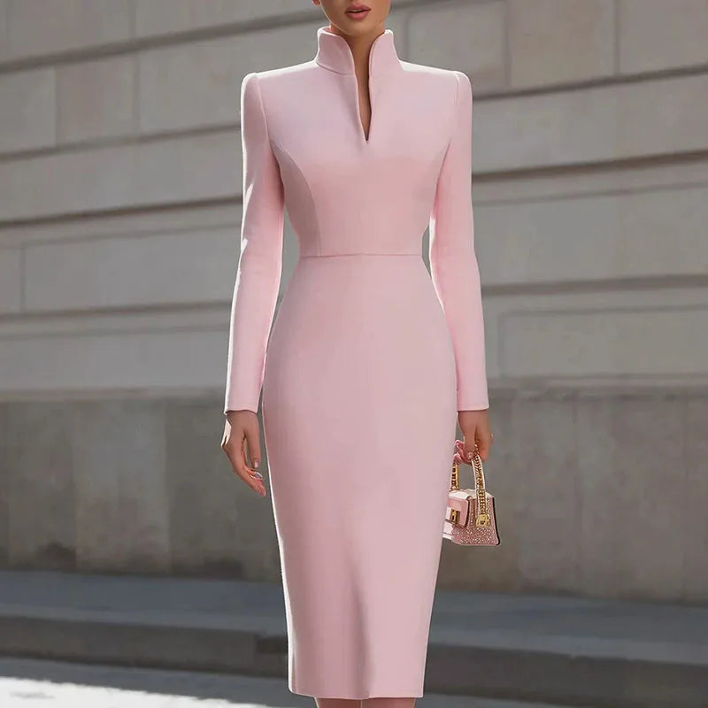 Orleena Semi Formal Midi Dress