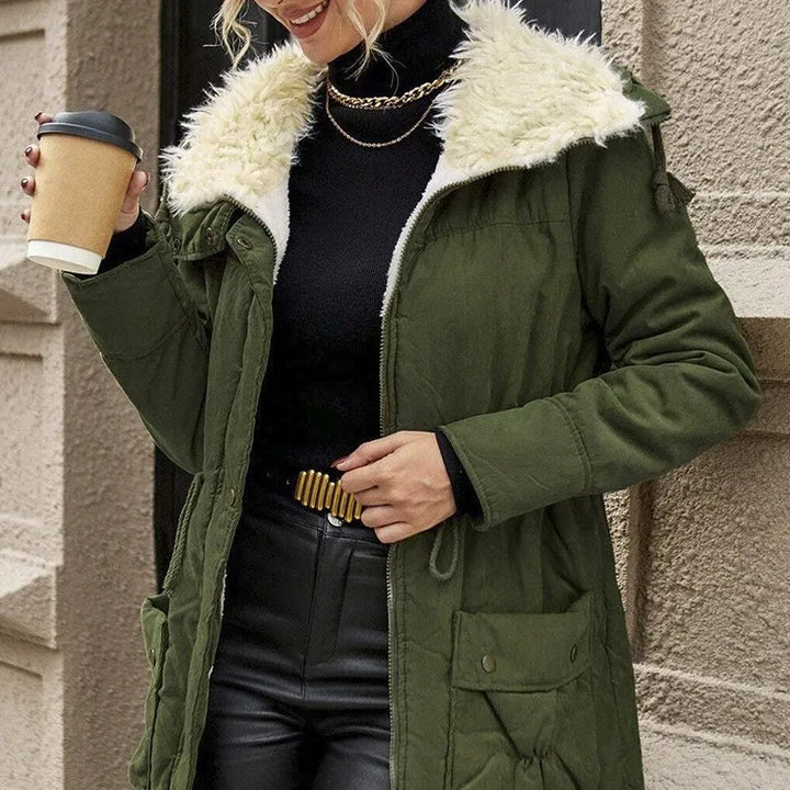 Sabina Drawstring Waist Parka