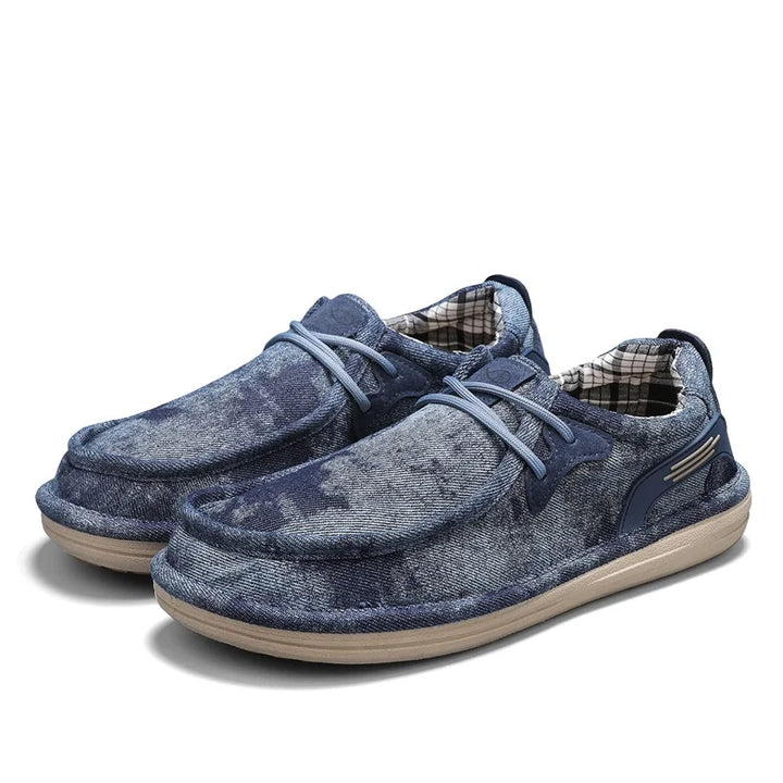 Lusso Washed Canvas Loafers
