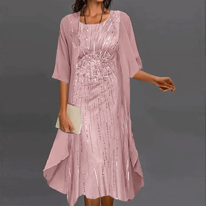 Eleanora Sequin Wedding Guest Dress