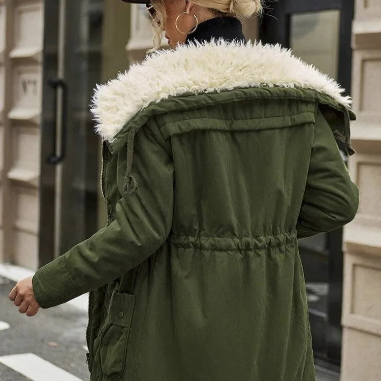 Sabina Drawstring Waist Parka