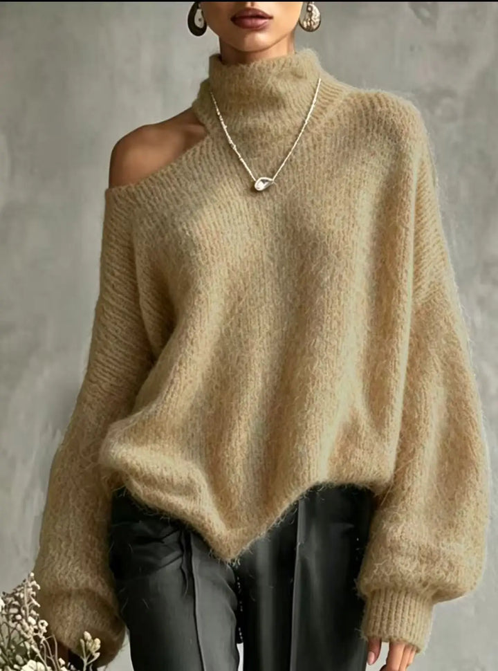 Winslet Cutout Shoulder Sweater