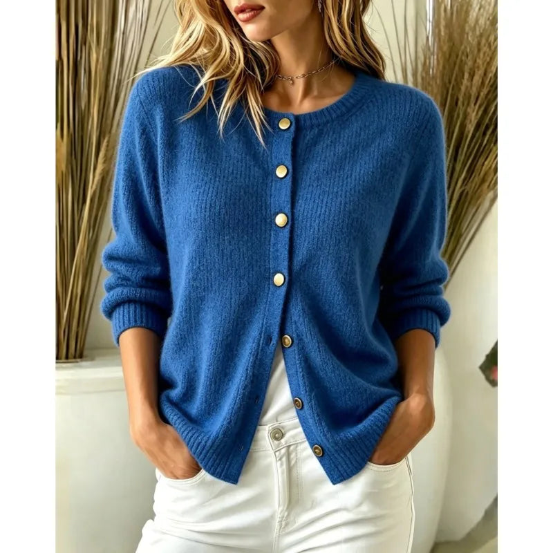 Oleander Button Front Cardigan