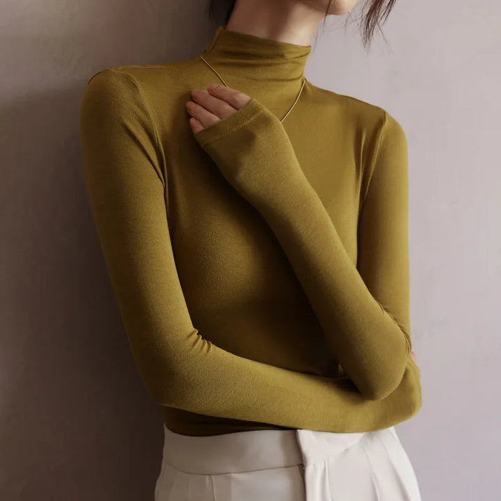 Eliana Mock Neck Knit Top