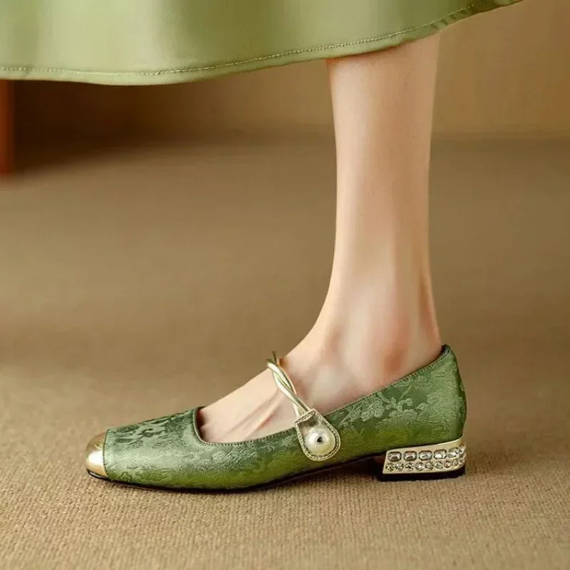Raphaela Braided Strap Mary Janes