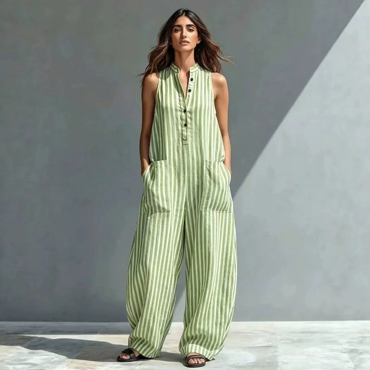 Ismera Striped Wide Leg Jumpsuit