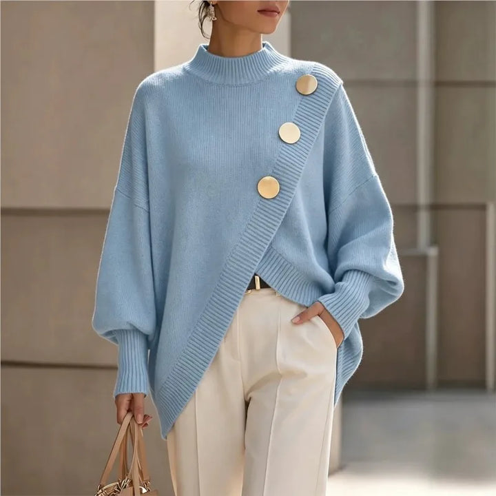Solene Mock Neck Pullover