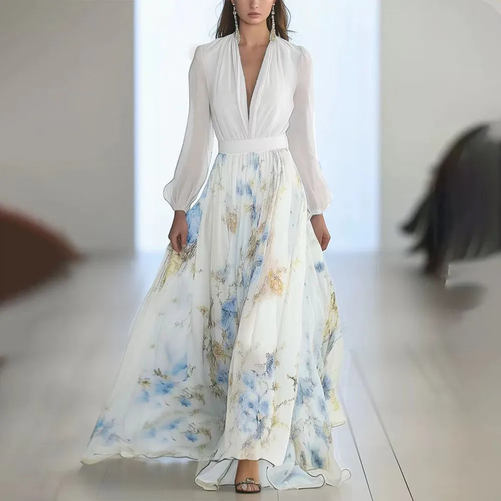 Andrea Floral Print Wedding Guest Dress
