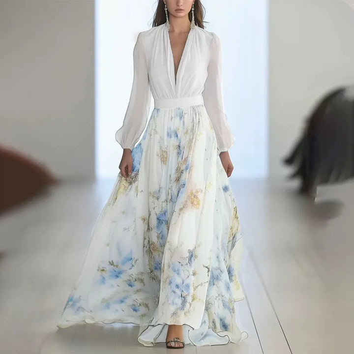 Andrea Floral Print Wedding Guest Dress