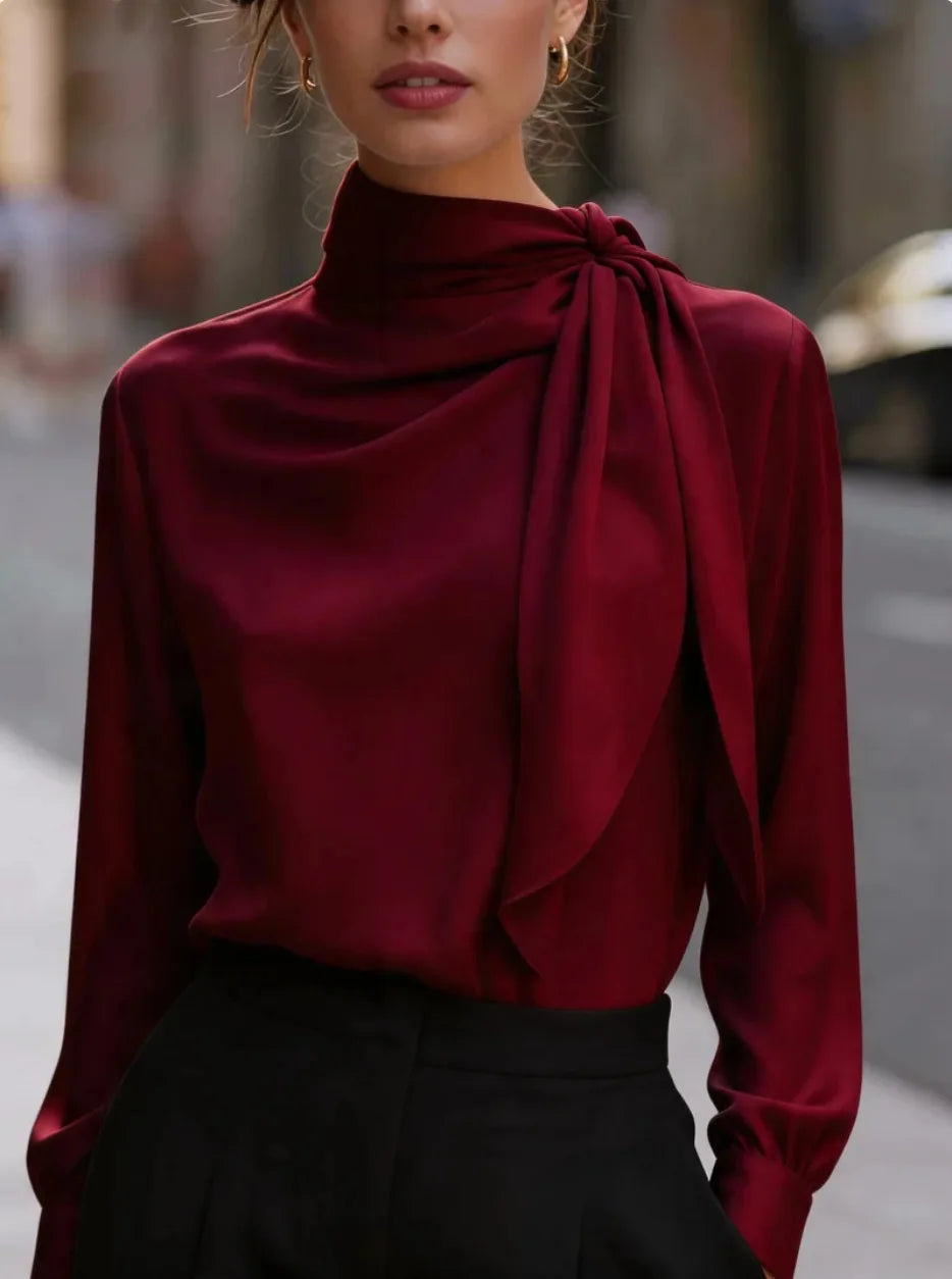 Tressa Satin Ribbon Blouse
