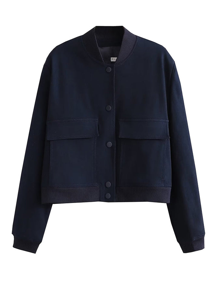 Quinlan Cropped Bomber Jacket