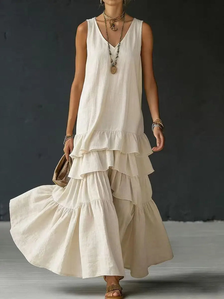 Martina Tiered Ruffle Maxi Dress
