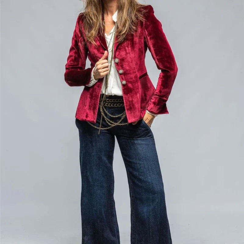 Derby Tailored Velvet Blazer