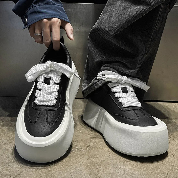 Raven Wide Lace Platform Sneakers