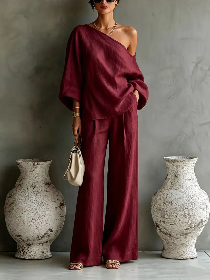 Amara One Shoulder Matching Set